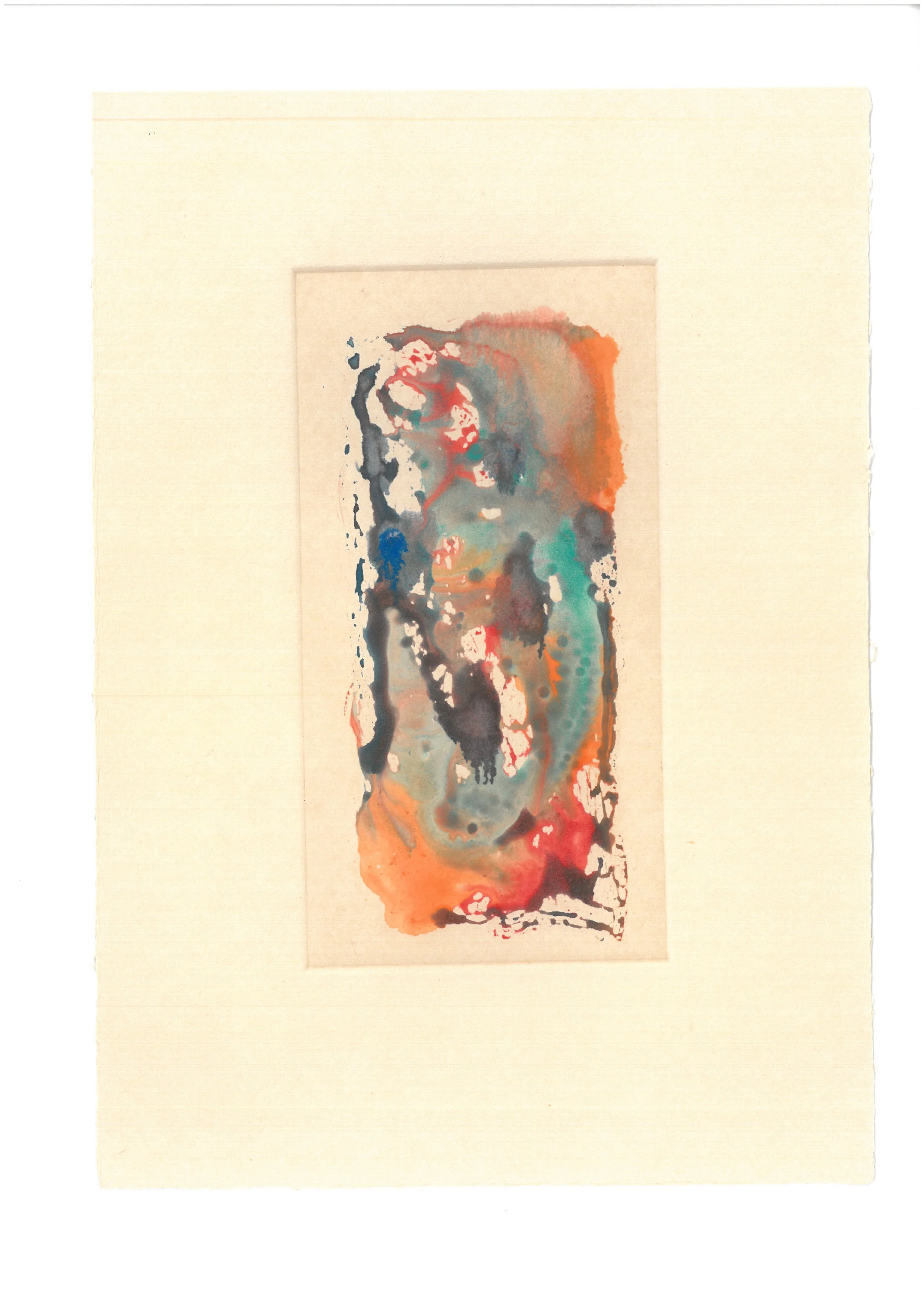  Title: Image As Event (26)  Technique: Monotype, Gouache, and Watercolour on Paper  Size: 21x29.7 cm  Year: 2025    