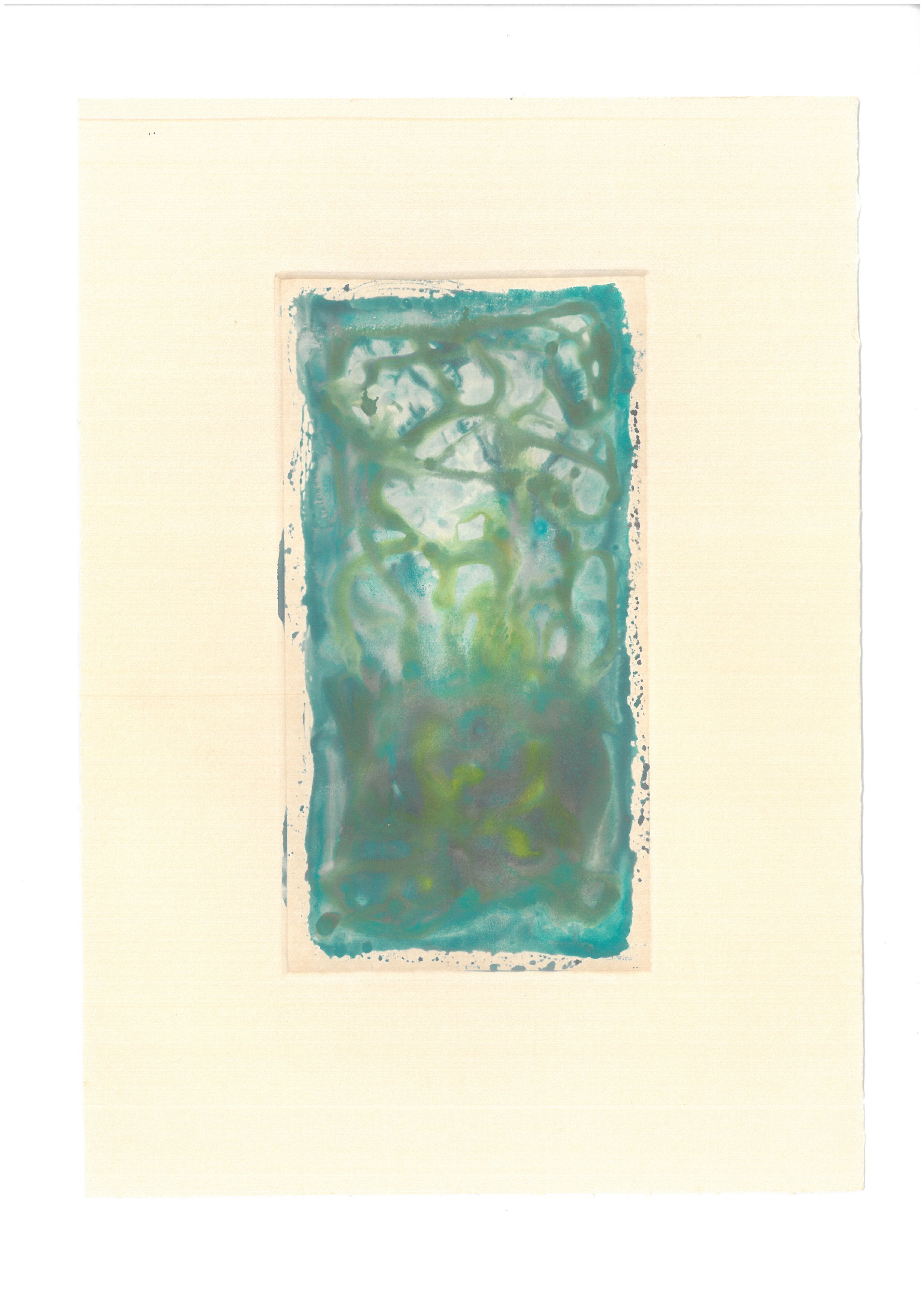  Title: Image As Event (32)  Technique: Monotype, Gouache, and Watercolour on Paper  Size: 21x29.7 cm  Year: 2025    