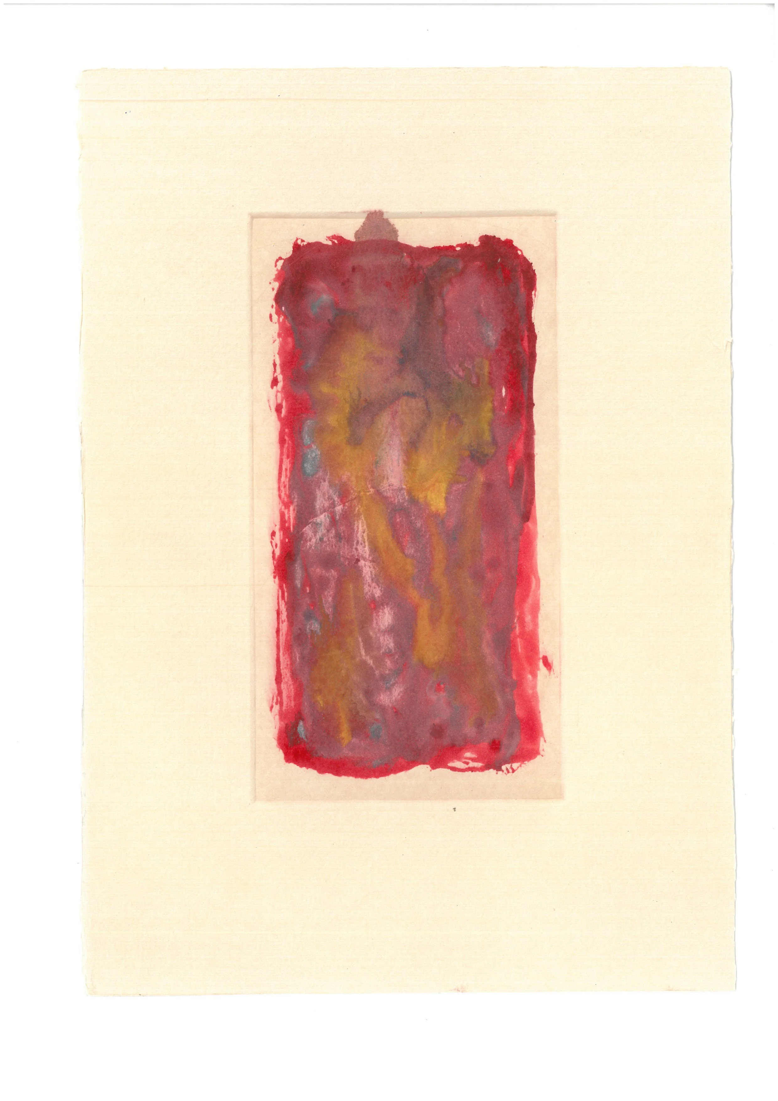  Title: Image As Event (33)  Technique: Monotype, Gouache, and Watercolour on Paper  Size: 21x29.7 cm  Year: 2025    