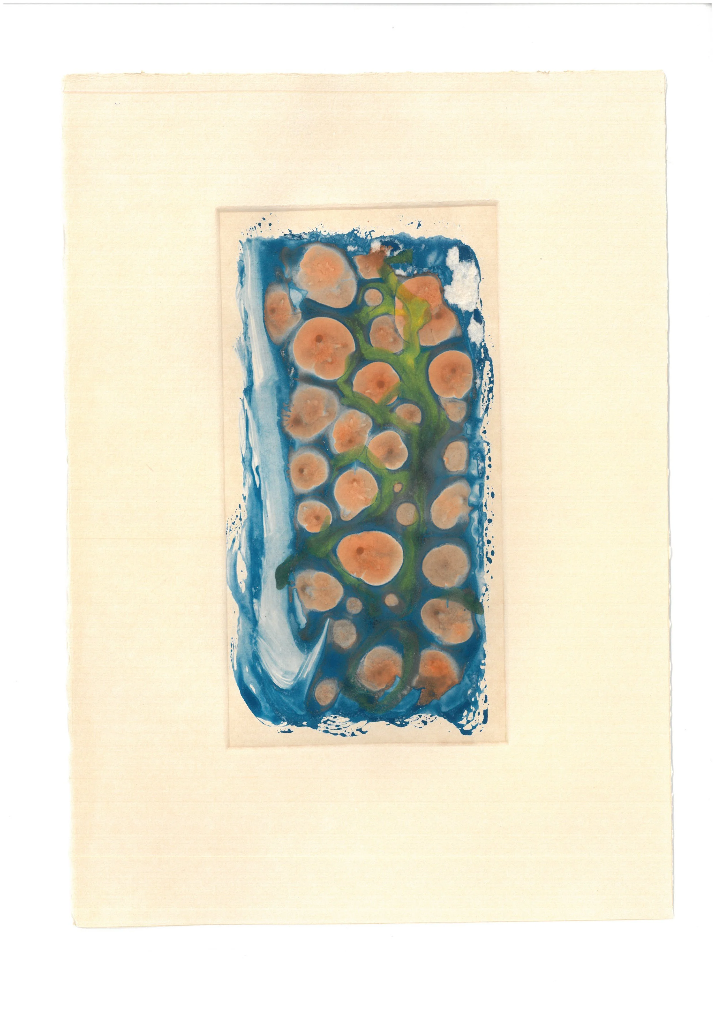  Title: Image As Event (35)  Technique: Monotype, Gouache, and Watercolour on Paper  Size: 21x29.7 cm  Year: 2025    