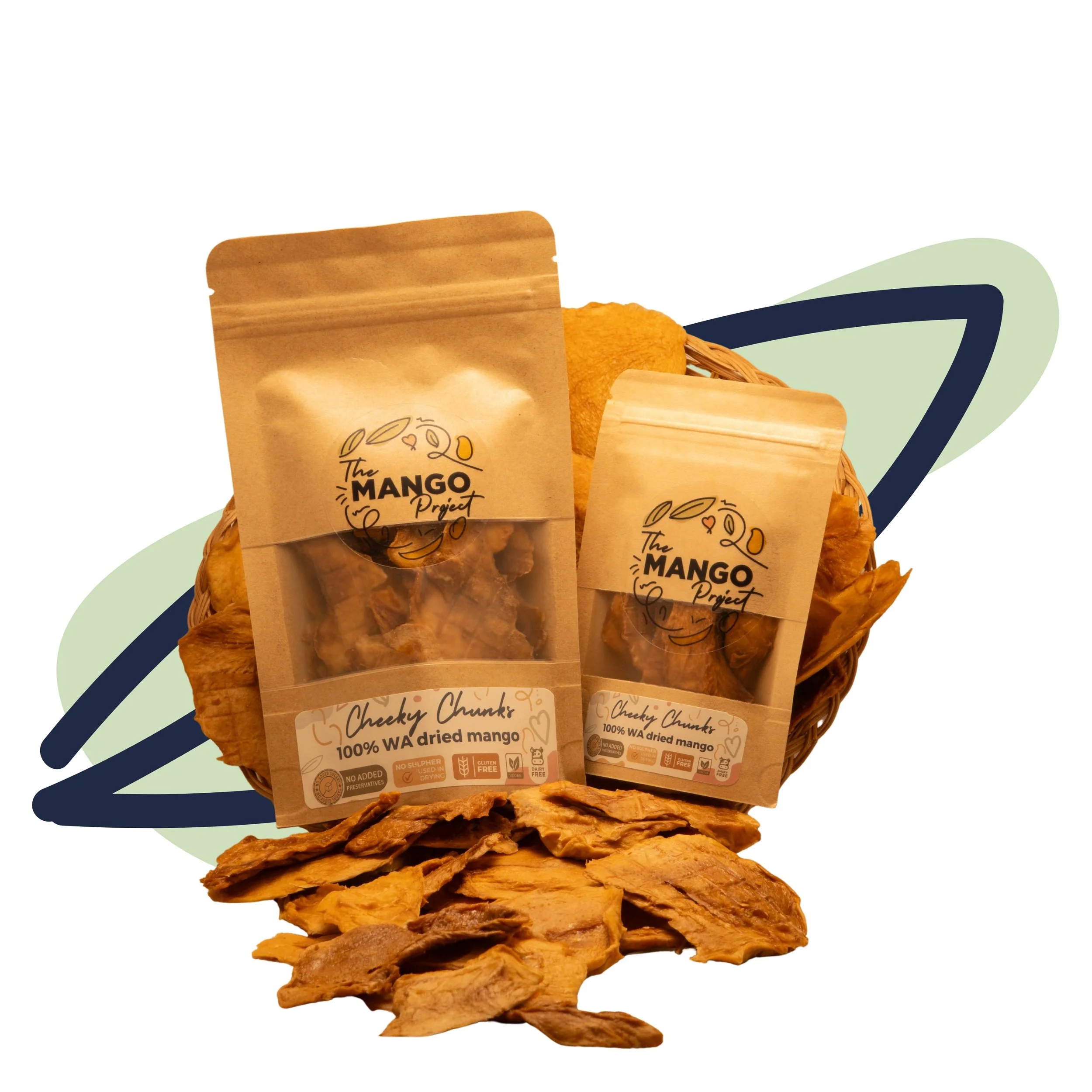 Cheeky Chunks - Dried Honey Gold Mango