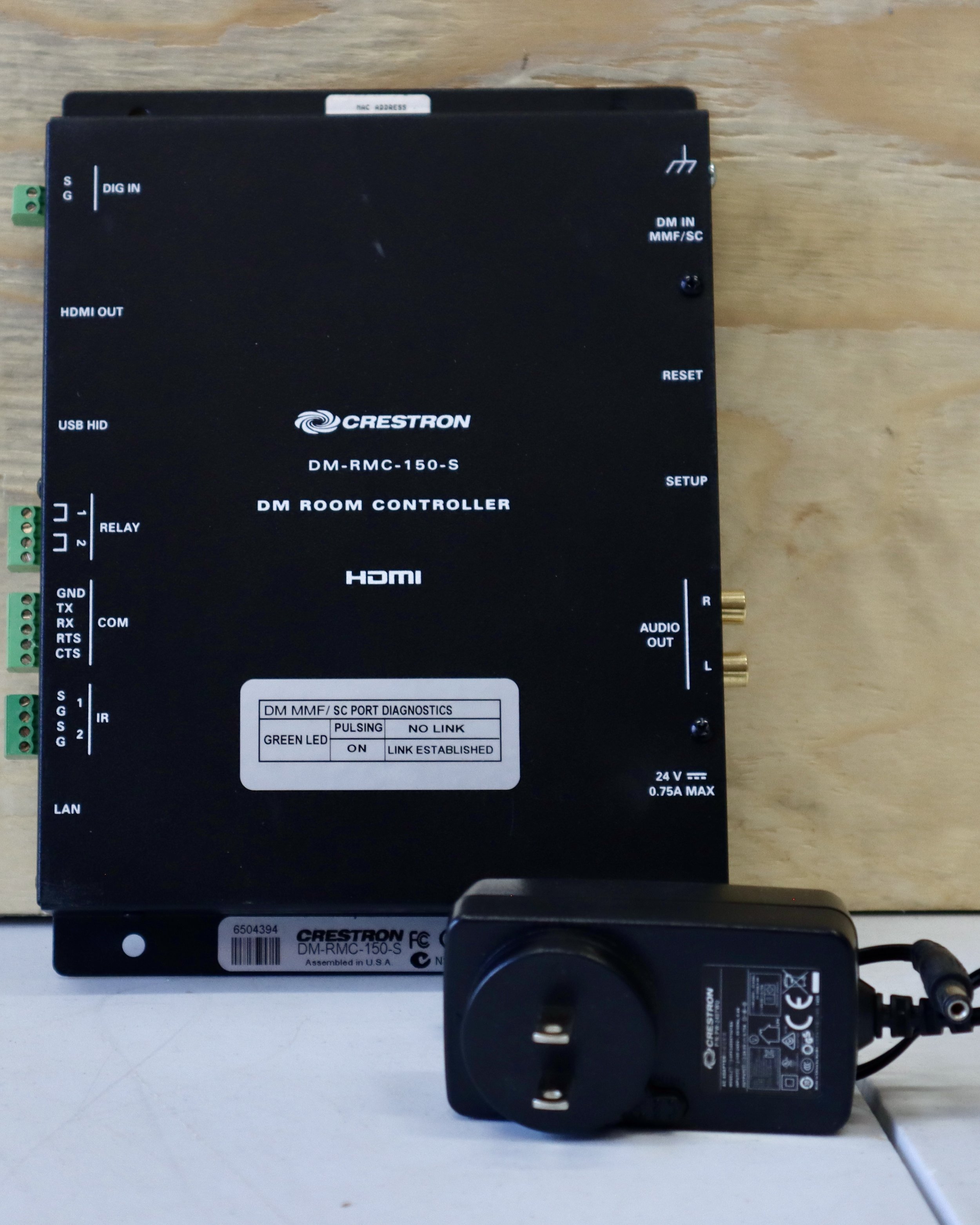 Crestron DM-RMC-150-S Room Controller (PN: 6504394)