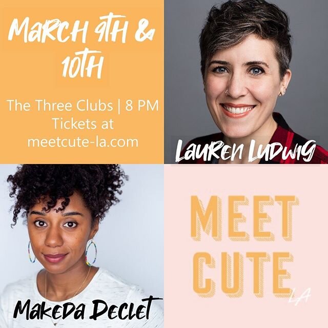 One week out!! You aren&rsquo;t ready for the superpowers of this next duo. @makdeclet&rsquo;s play Camp will he directed by @ludwigmonster. 🏕🚣&zwj;♀️🌈 is all we&rsquo;re gonna say. Get your tickets today at meetcute-la.com! #meetcutela #lathtr