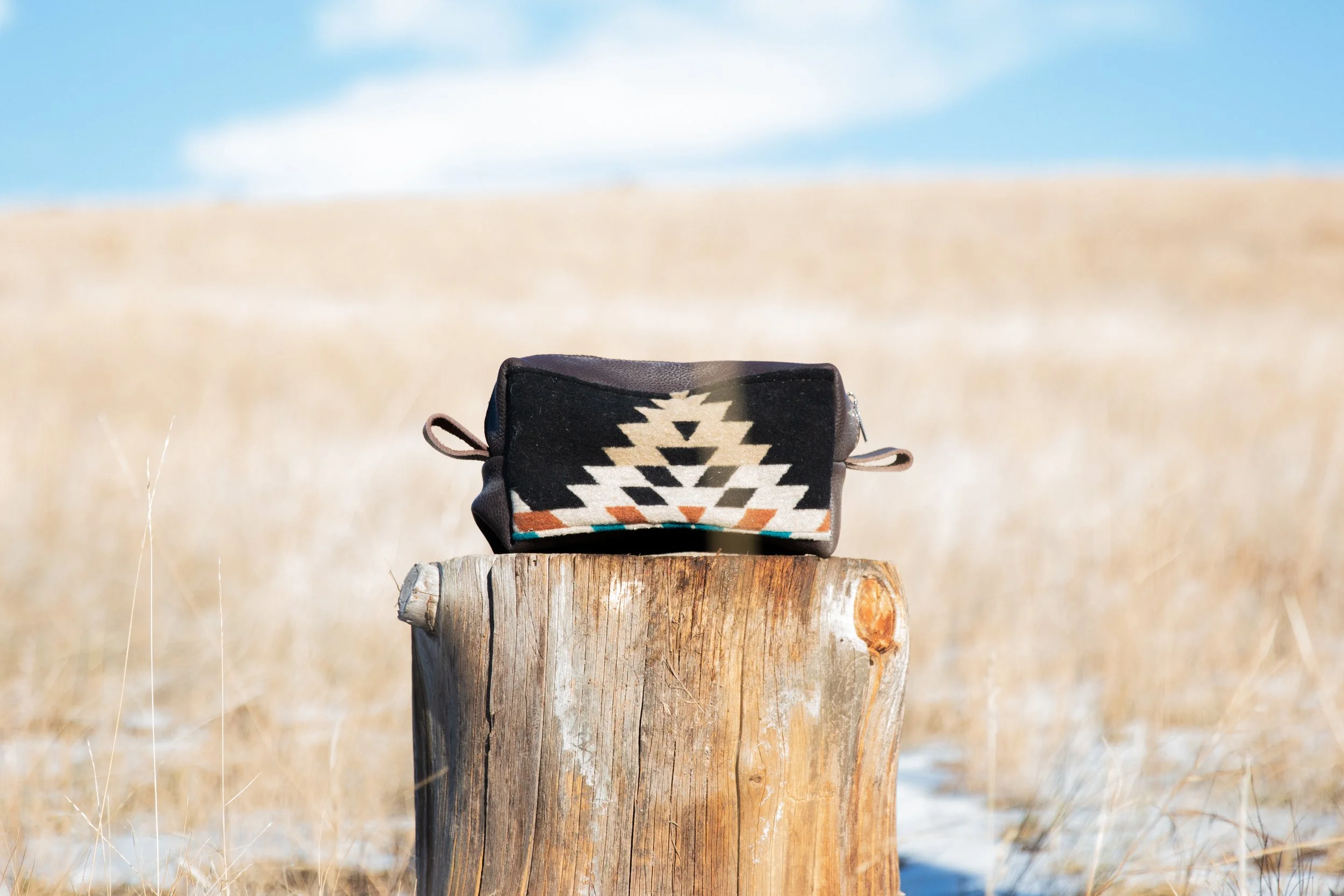 Brown Leather and Pendleton