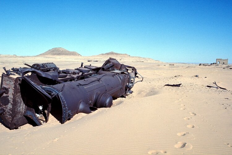 Ottoman Hejaz Railway Train Wreckage