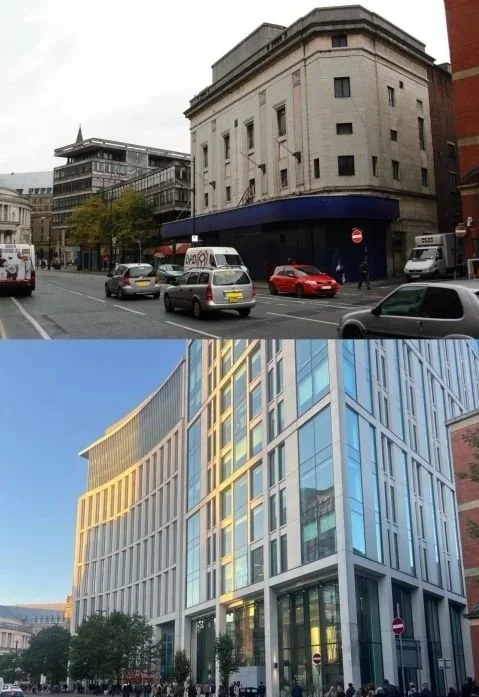 Looking north from Oxford Street