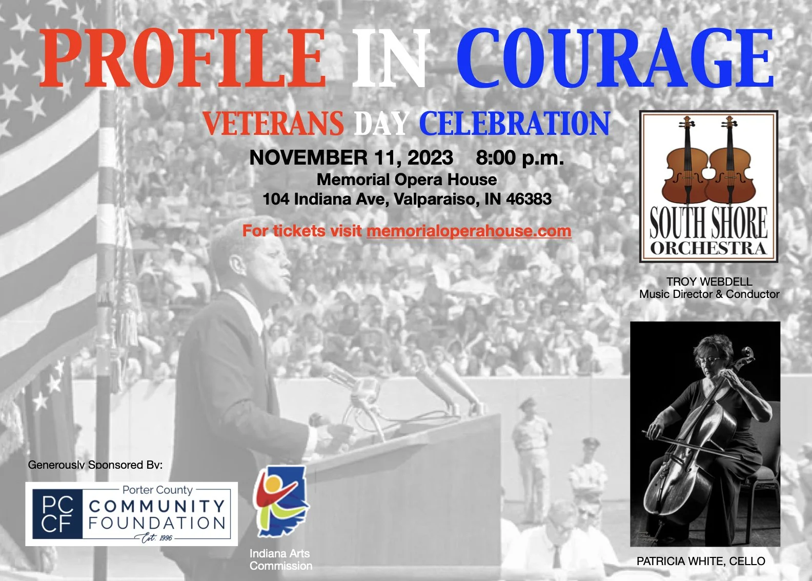 PROFILE IN COURAGE: A Veterans Day Celebration!