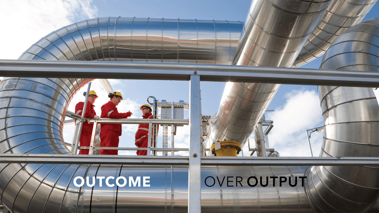 Focus on business and user outcomes