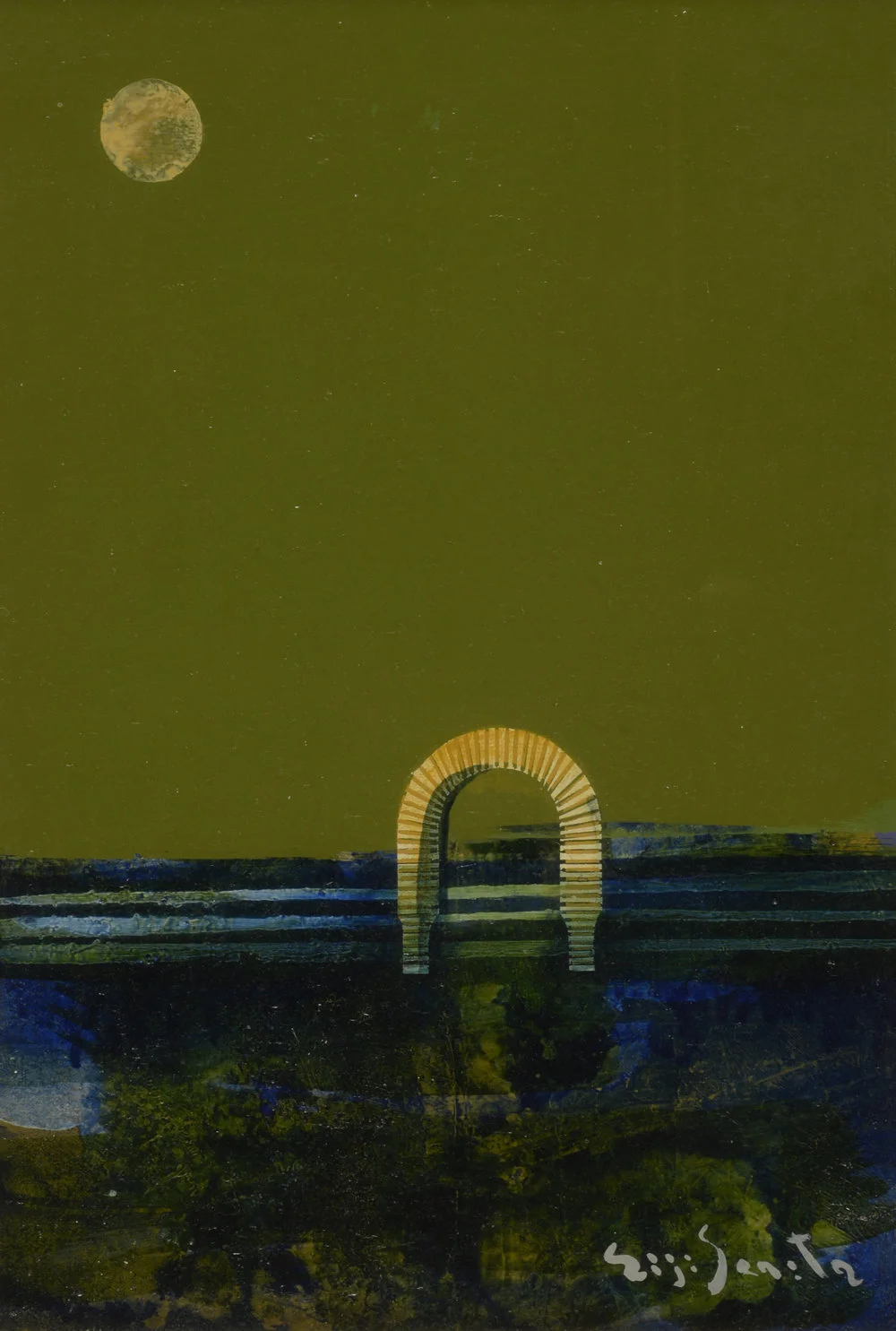 Beyond the Arches - No. 5
アーチの向こう- No. 5
Oil 油彩
Dimensions:
40 cm x 27 cm
15.7 in x 10.6 in
2001-2014