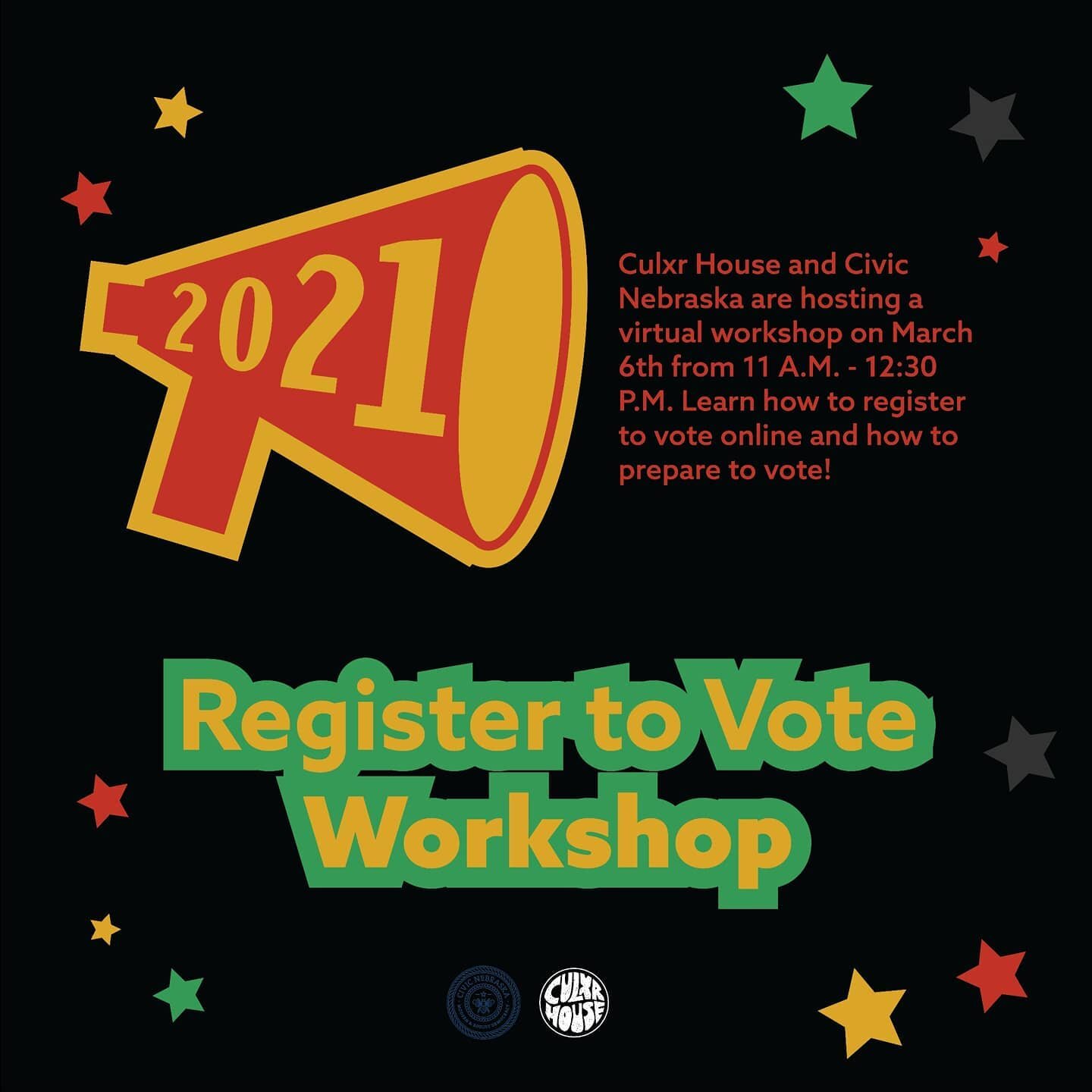 Happy Thursday! ✊🏾

Here is your reminder of our virtual workshop coming up this Saturday! 

Join us and @civicnebraska in informing how to register to vote online, and how you can prepare to vote in our fast approaching Omaha primaries and general 