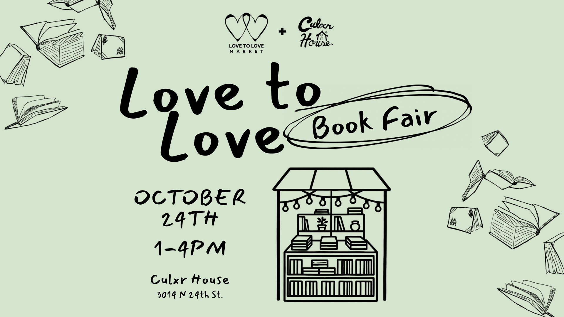 Love To Love: Book Fair & Market