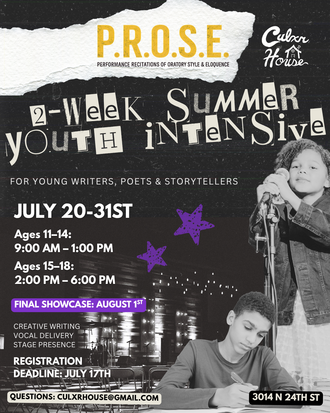 P.R.O.S.E. x Culxr House Summer 2026 Sign-Up