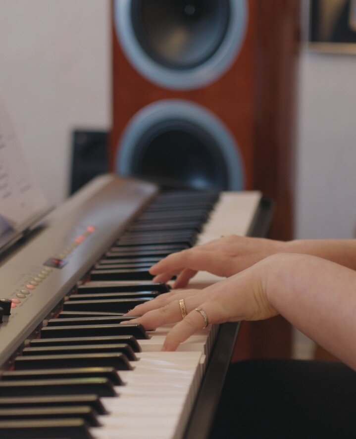 No mere piano. Installing Grace's piano in the studio proved to be a little more of a task than anyone bargained for but as artists and perfectionists ourselves we could certainly appreciate the perseverance to get these sweet sweet weighted keys on 
