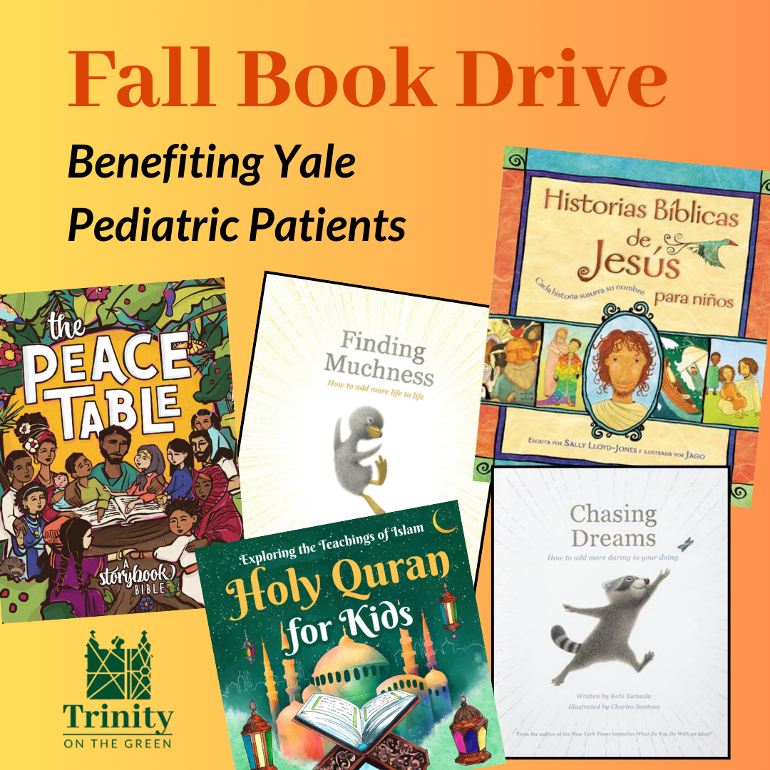 Fall Book Drive — Trinity on the Green