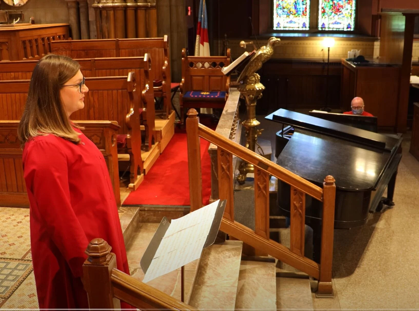 "Shall We Gather By the River" (Copland) | Sarah Comfort Reed