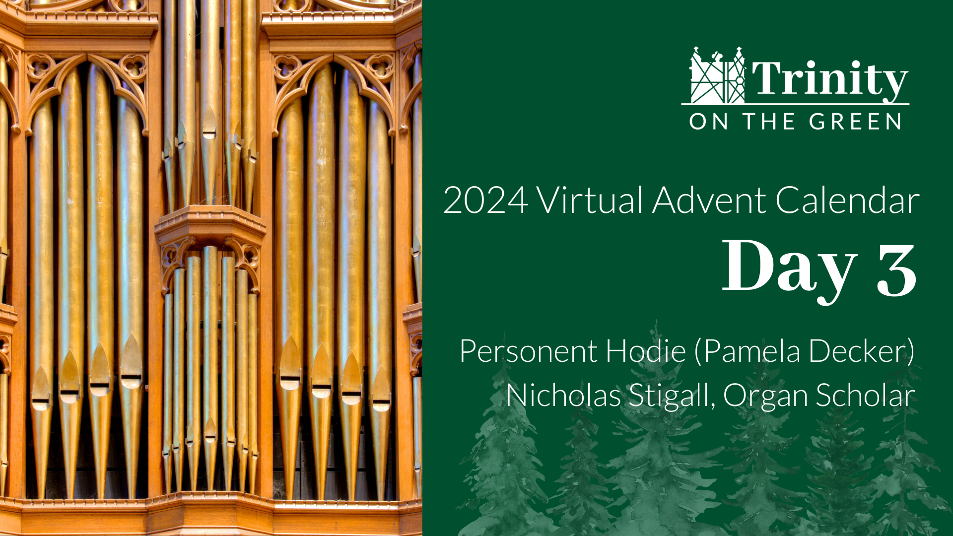 Day 3: "Personent Hodie" (Pamela Decker) - Nicholas Stigall 