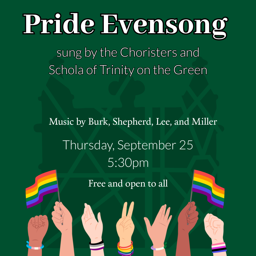 Pride Evensong sung by the Choristers, Changing Voices and Schola