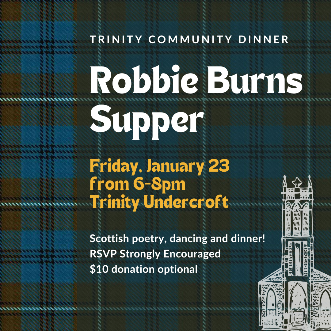 Community Dinner: Robbie Burns Supper