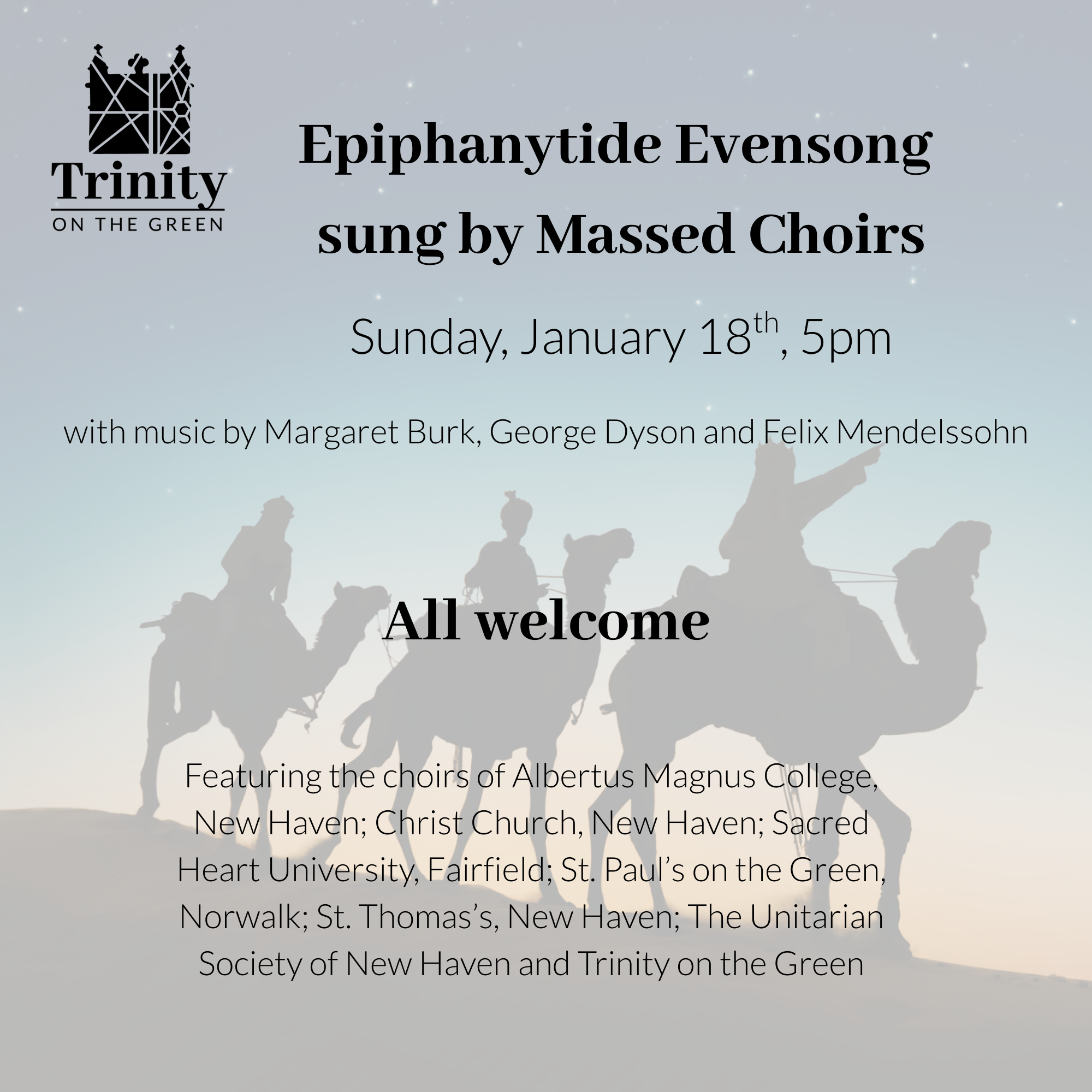 Epiphanytide Evensong sung by Massed Choirs 