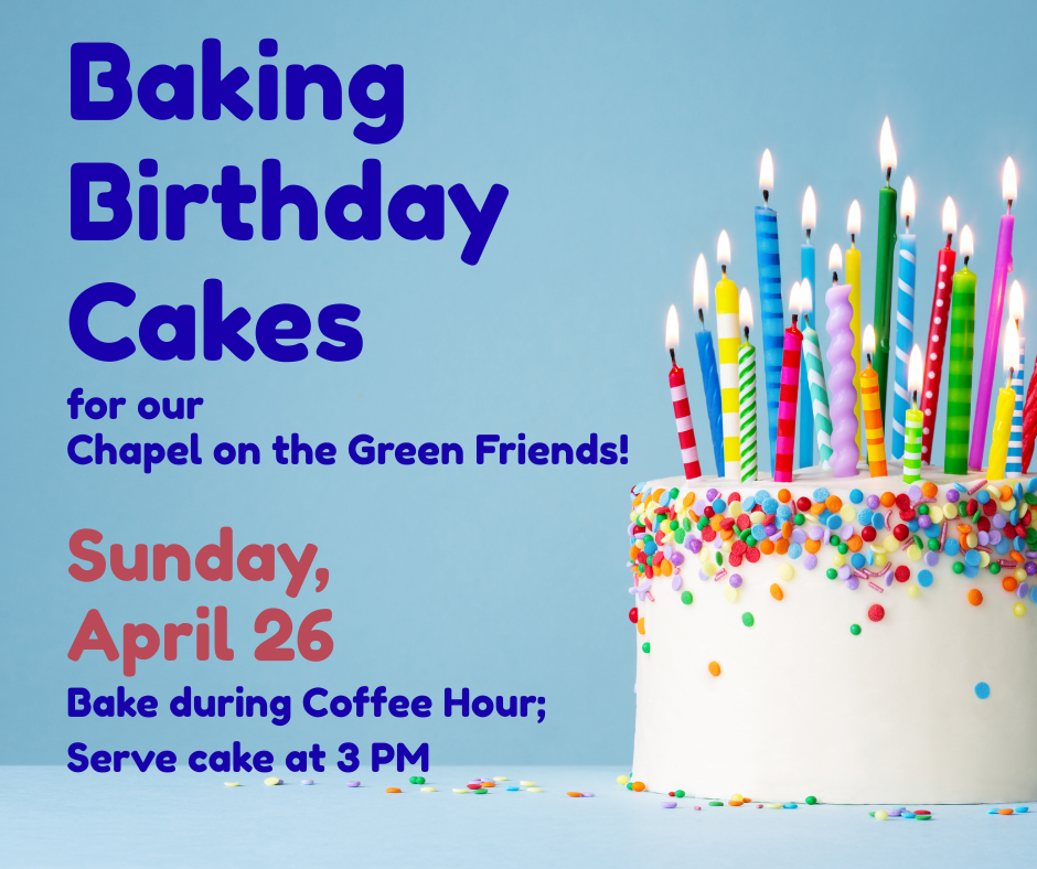 Baking Birthday Cakes