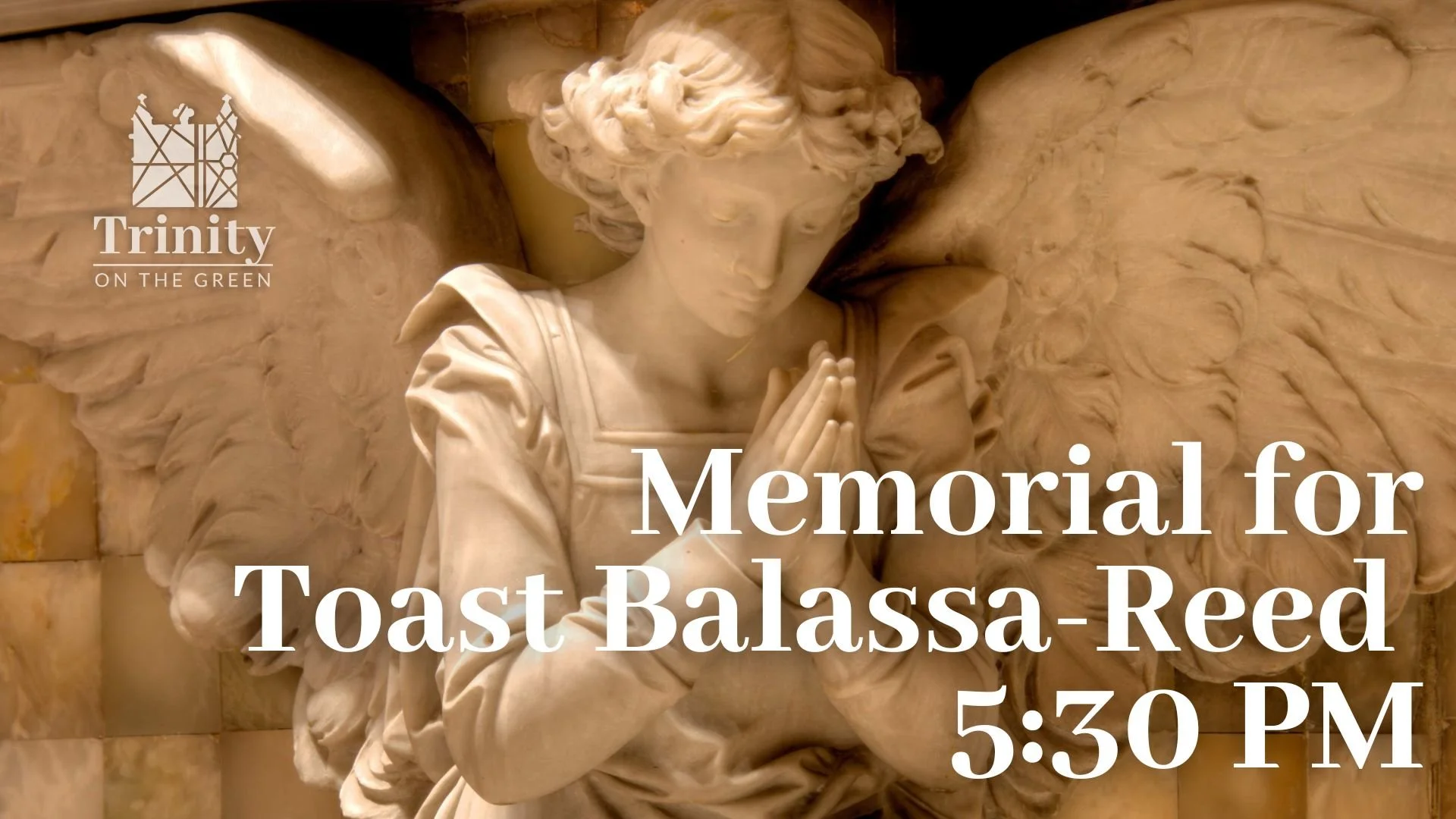 Memorial Service for Toast Balassa-Reed