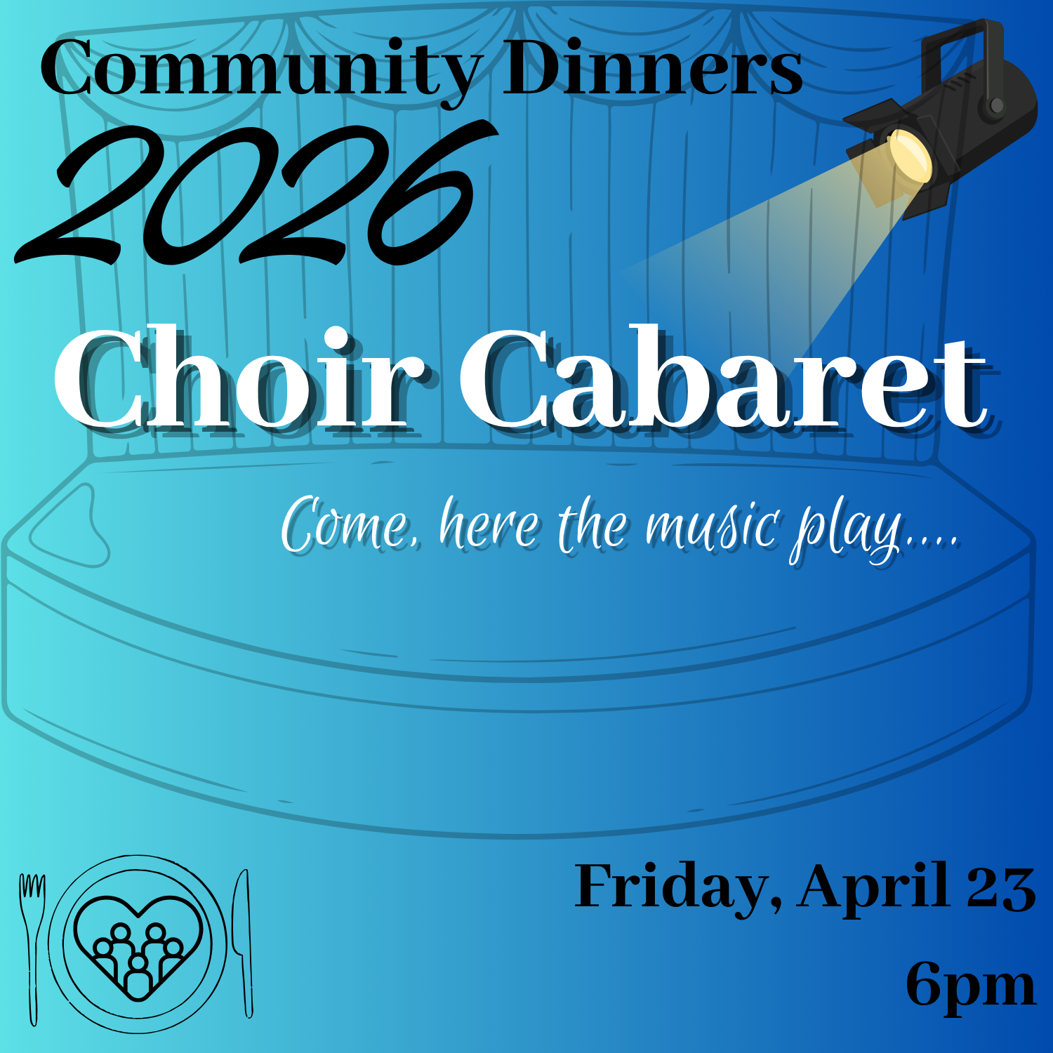 Community Dinner: Choir Cabaret