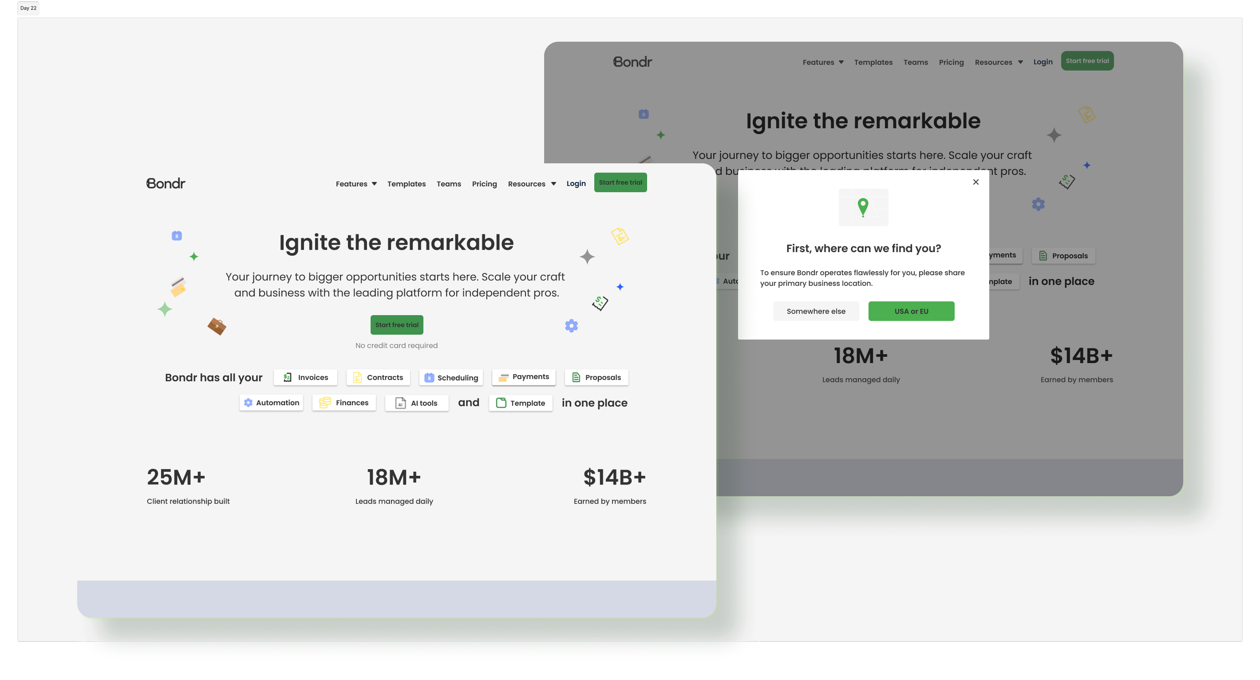 Staff management web UI