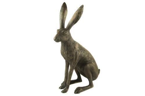 Jack, Bronze Hare Sculpture