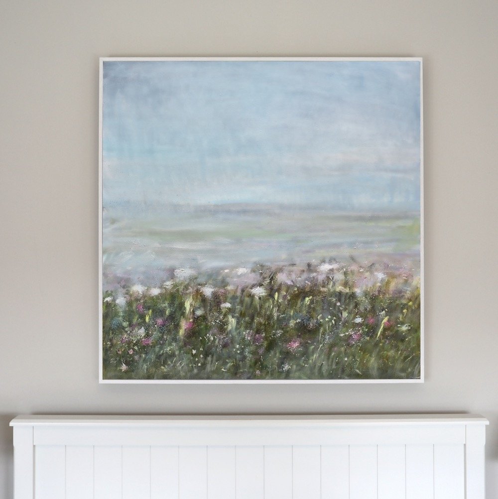 Whispers In The Meadow | Framed Canvas Print
