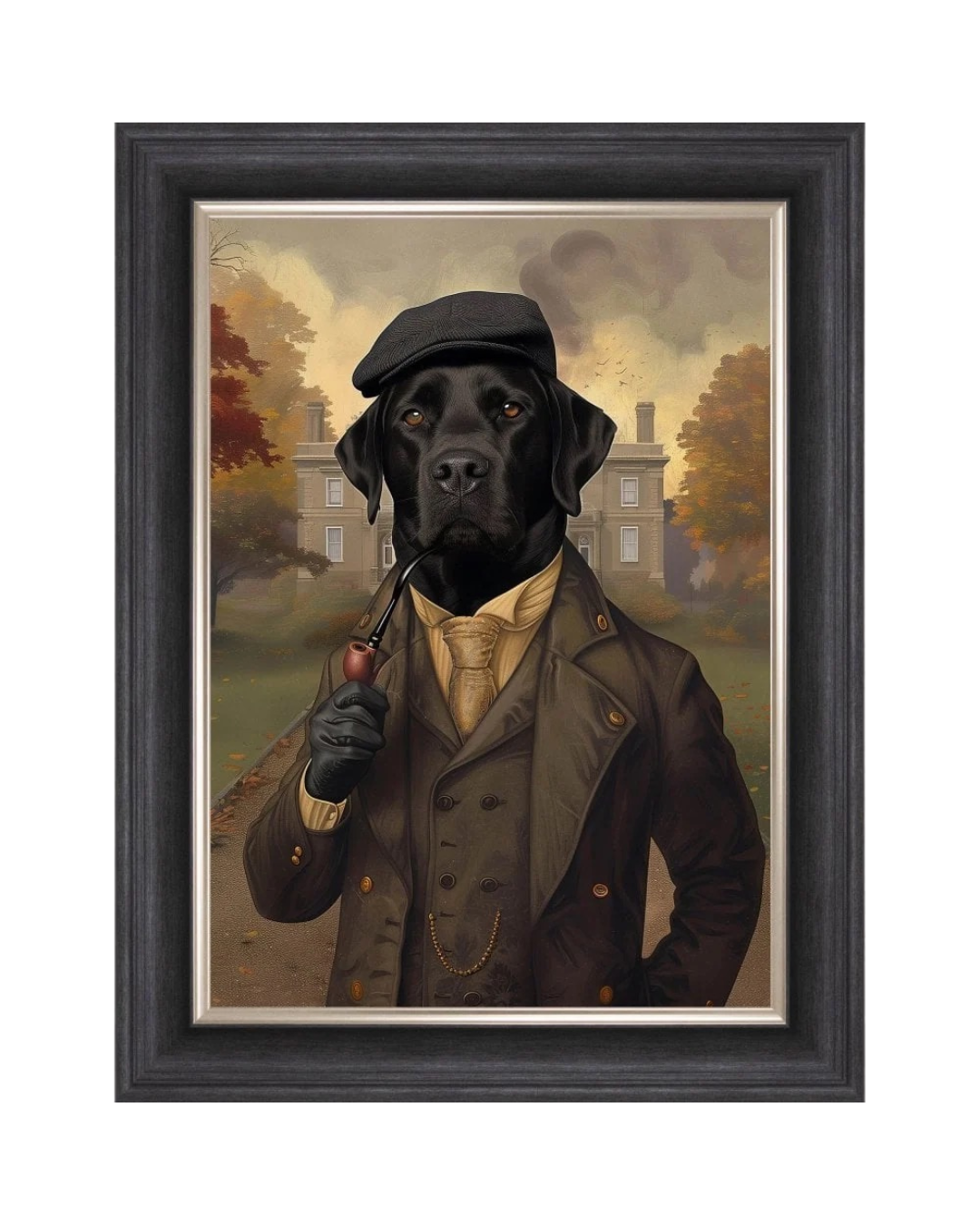 Gentrified Country Labrador - Framed Art