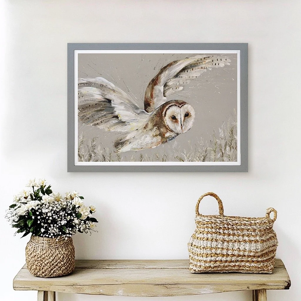 Over the Meadow | Framed Print
