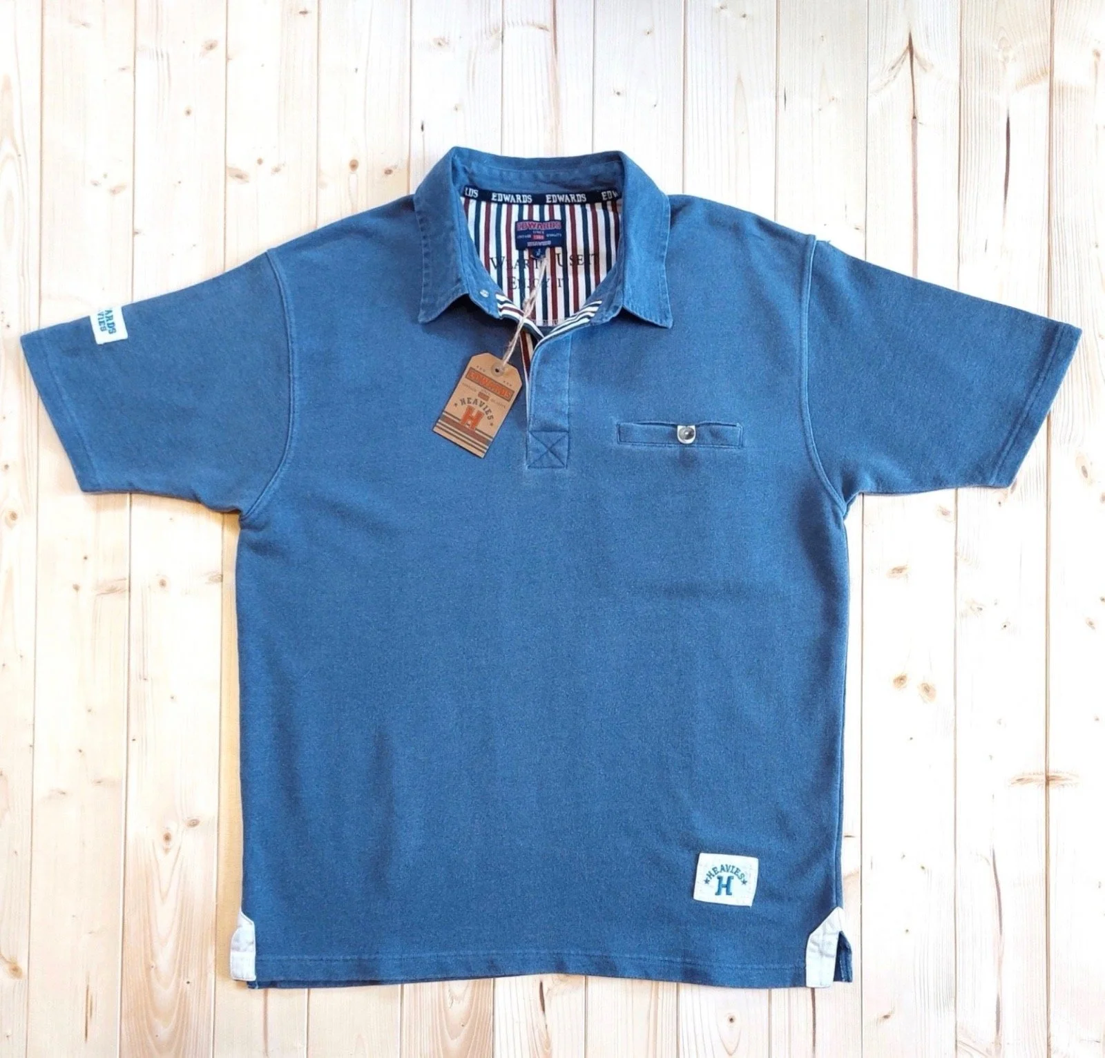 Edwards Heavies Plain Rugby Shirt - Short Sleeve ED11