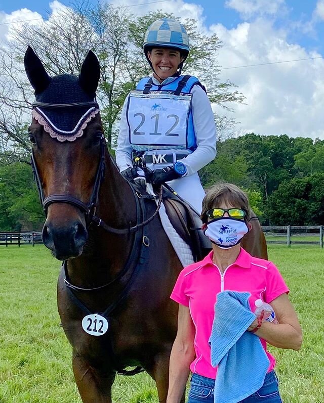 Skyeler had so much fun riding Robin Bickel&rsquo;s &ldquo;Barron&rdquo; at Surefire! #teamcheckers🏁 finished out the weekend with two WINS, two seconds, and a fifth today! Congrats to everyone at Morningside Eventing for a fabulous event!