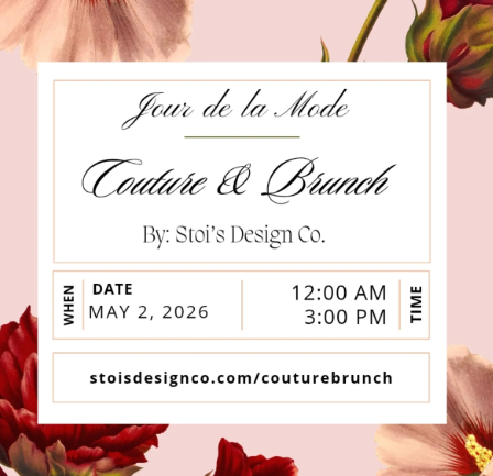 Jour de la Mode: Couture &amp; Brunch