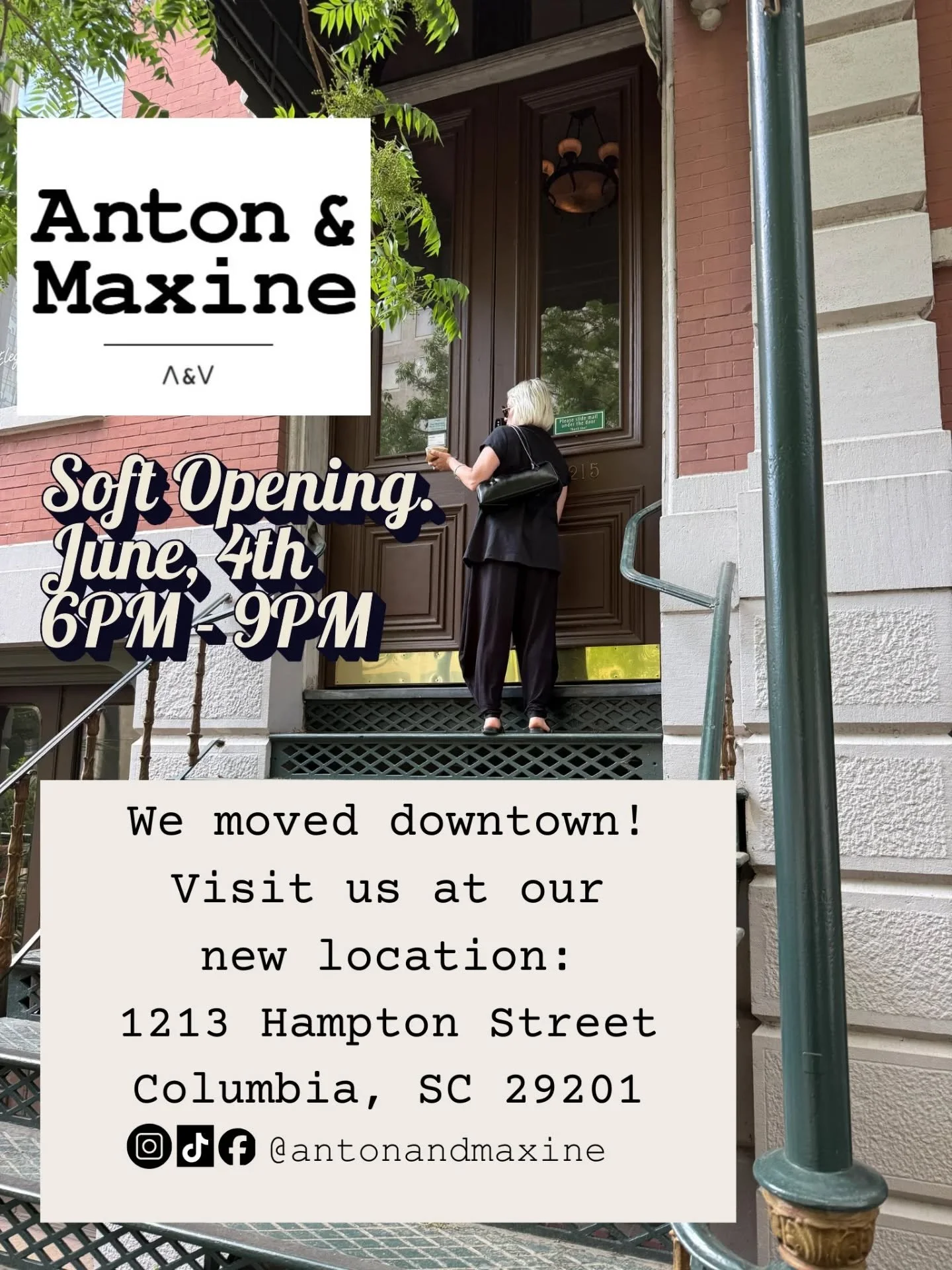 Anton &amp; Maxine Soft Opening