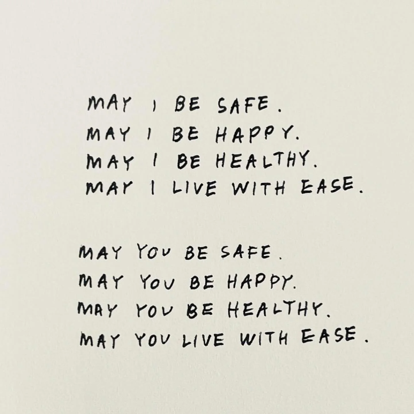 May your weekend treat you with the softness you deserve 💐 

[Image description: 1st image is a quote that reads &ldquo;MAY I BE SAFE. MAY I BE HAPPY. MAY I BE HEALTHY. MAY I LIVE WITH EASE. MAY YOU BE SAFE. MAY YOU BE HAPPY. MAY YOU BE HEALTHY. MAY