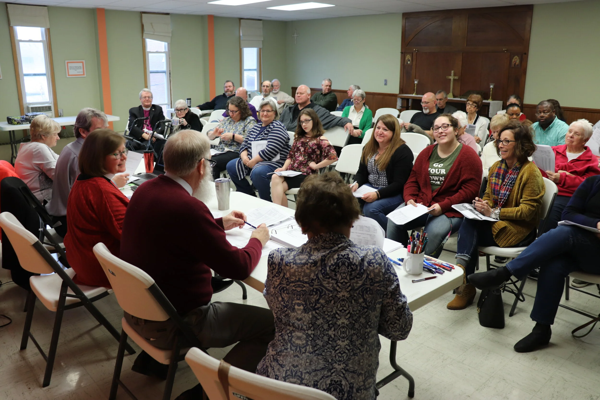 Annual Meeting at Grace Church, Cedar Rapids