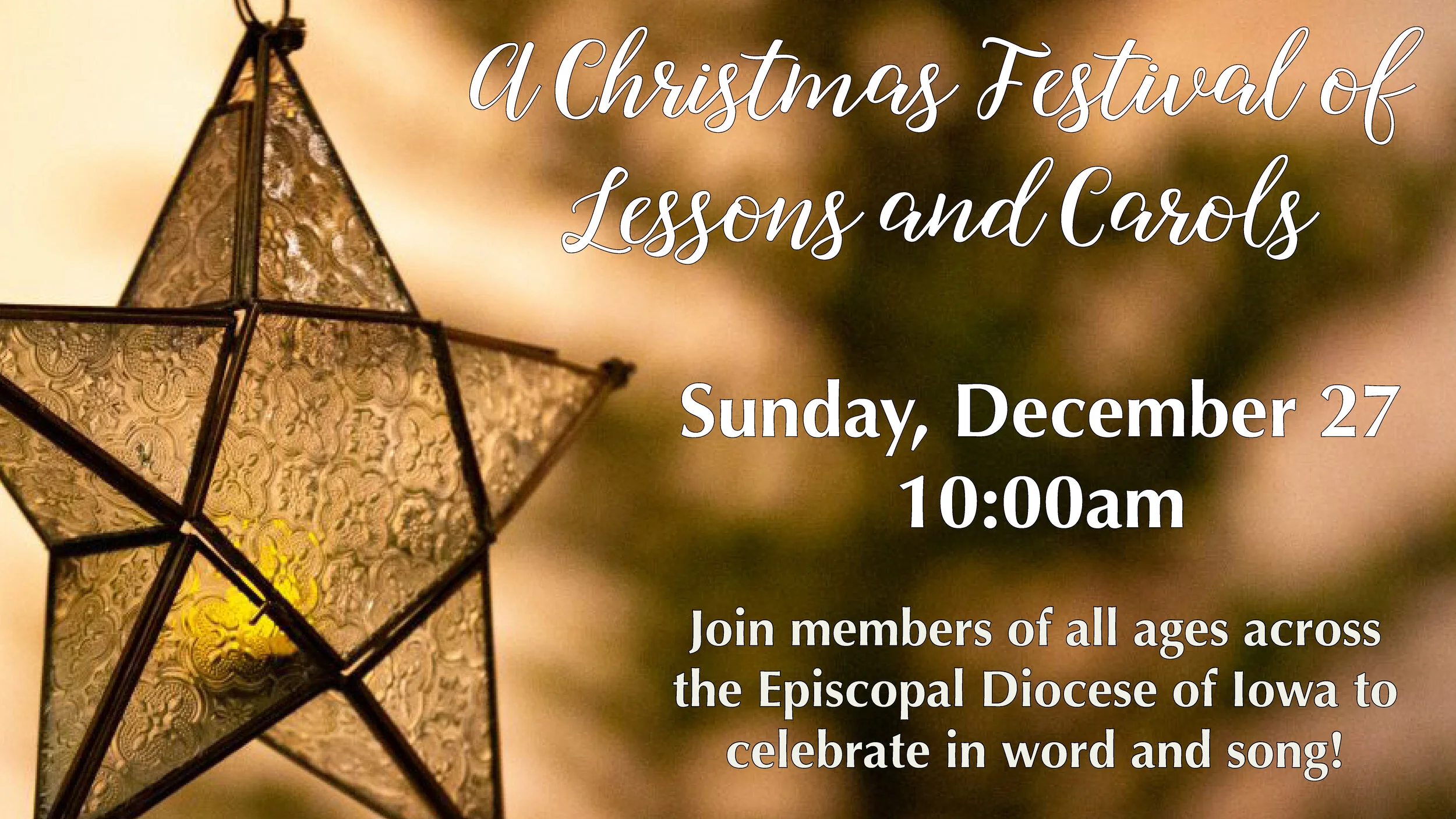 A service of Lessons and Carols