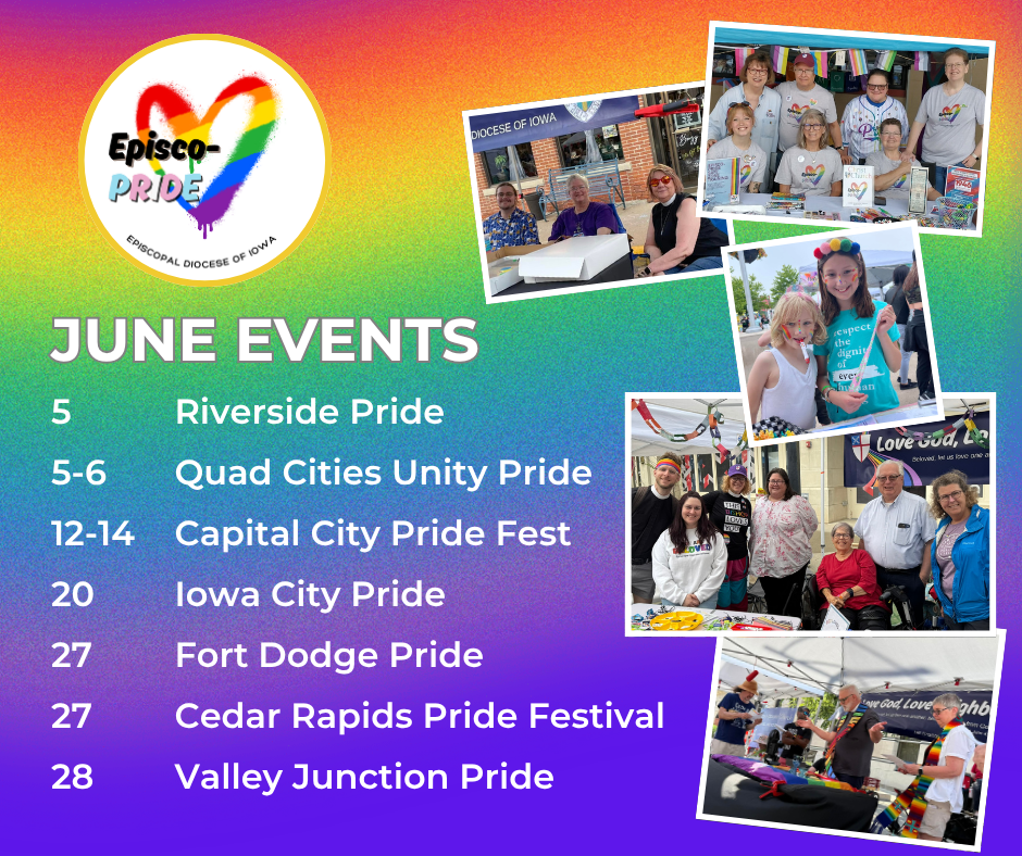 June Episco-PRIDE Events