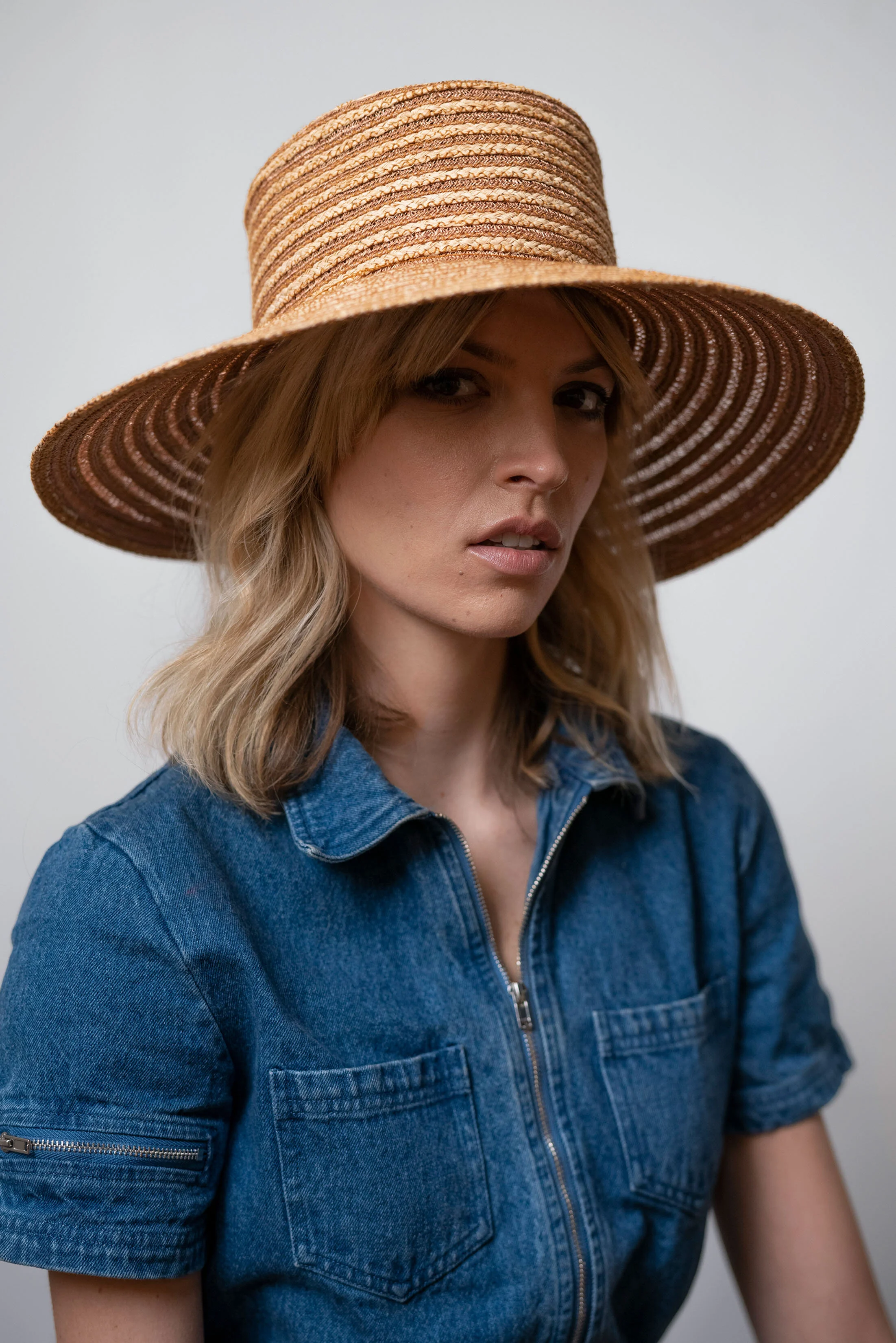straw bucket hat