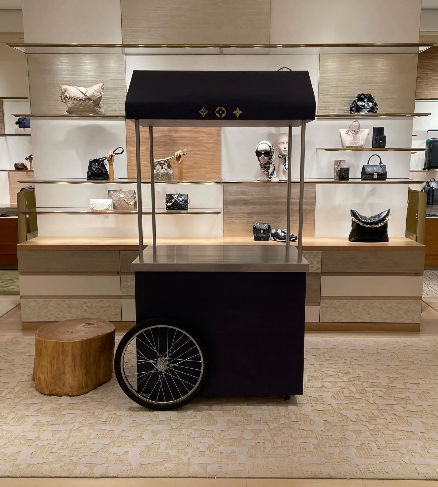 The Louis Vuitton Holiday Carts we Fabricated have been Popping up all over the country. Keep an eye out! There could be a treat in store ☕️

Fabricated by @zeroproductionstx 

#fabrication #