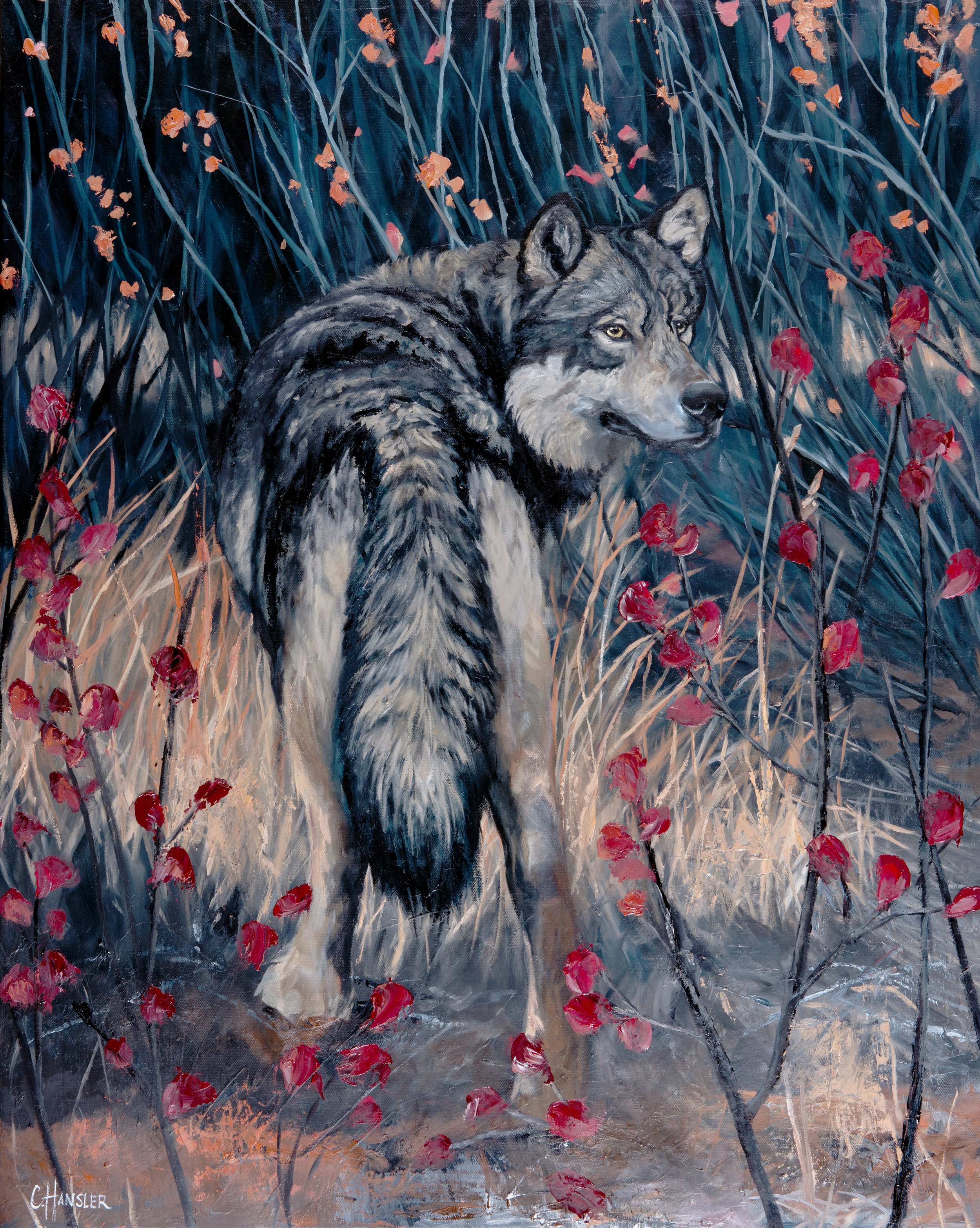 "Fleeting Glace" Original Oil Painting