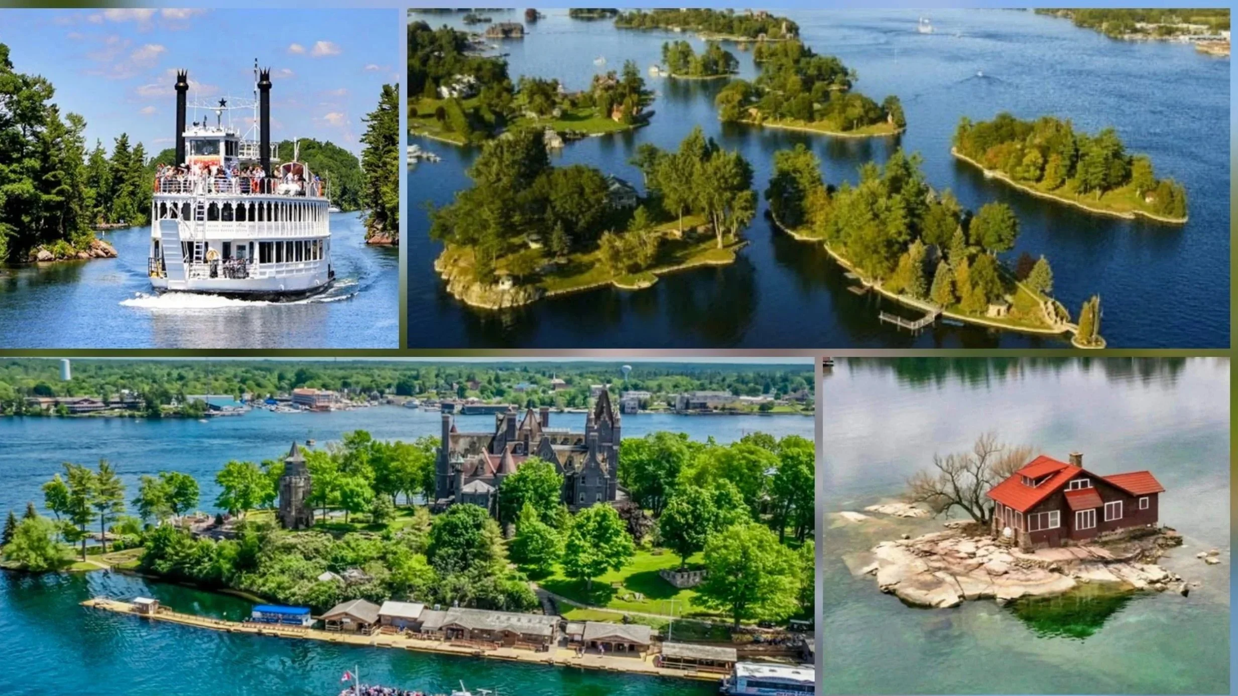       
  
     Magia sobre el agua: Guía definitiva para descubrir las 1000 Islas y sus mejores tours en barco 🚢   La región de las  1000 Islas  ( Thousand Islands ), ubicada a lo largo del majestuoso río San Lorenzo en la frontera entre Canadá y Es