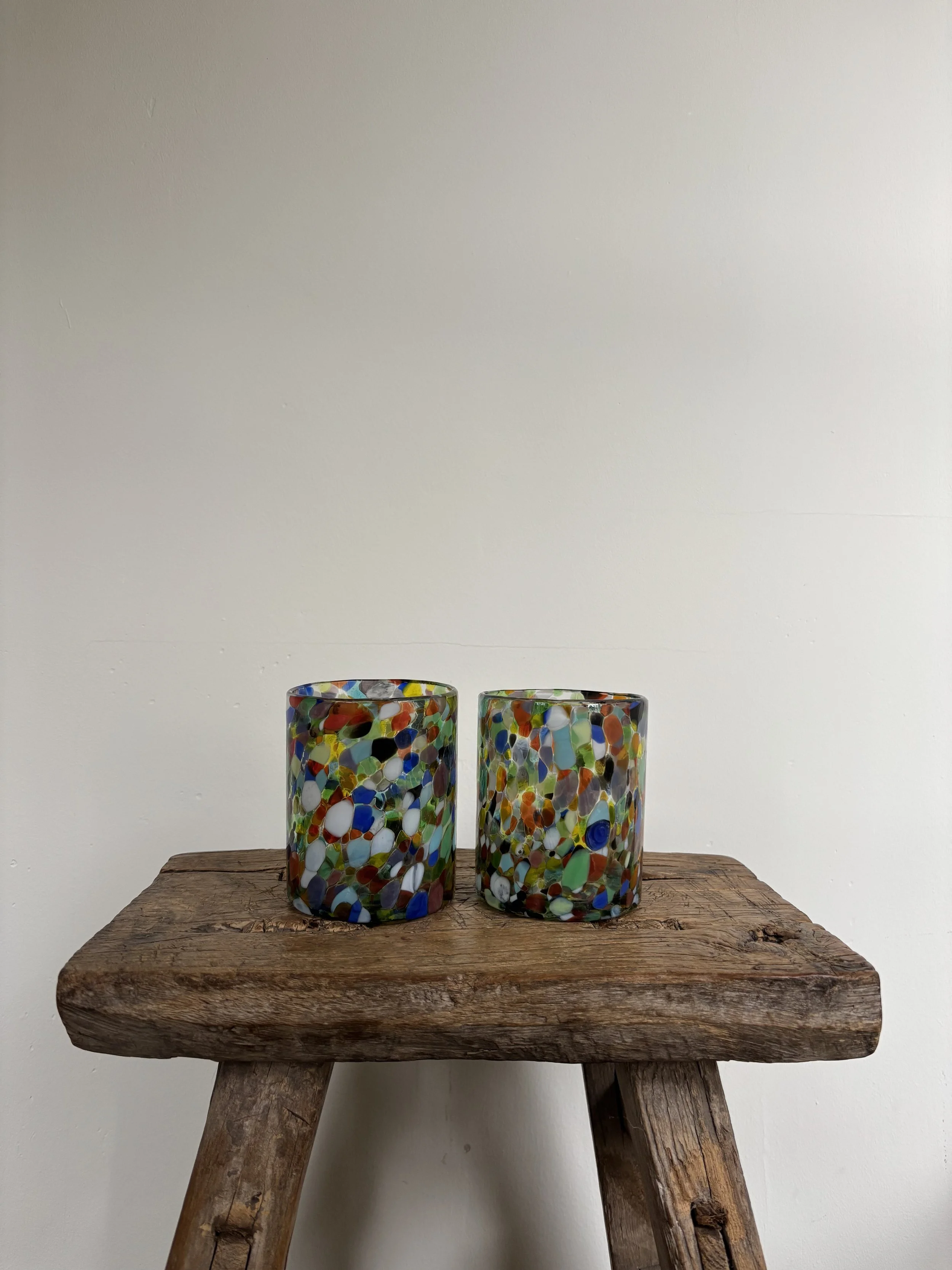 Recycled Glass Tumbler Set.