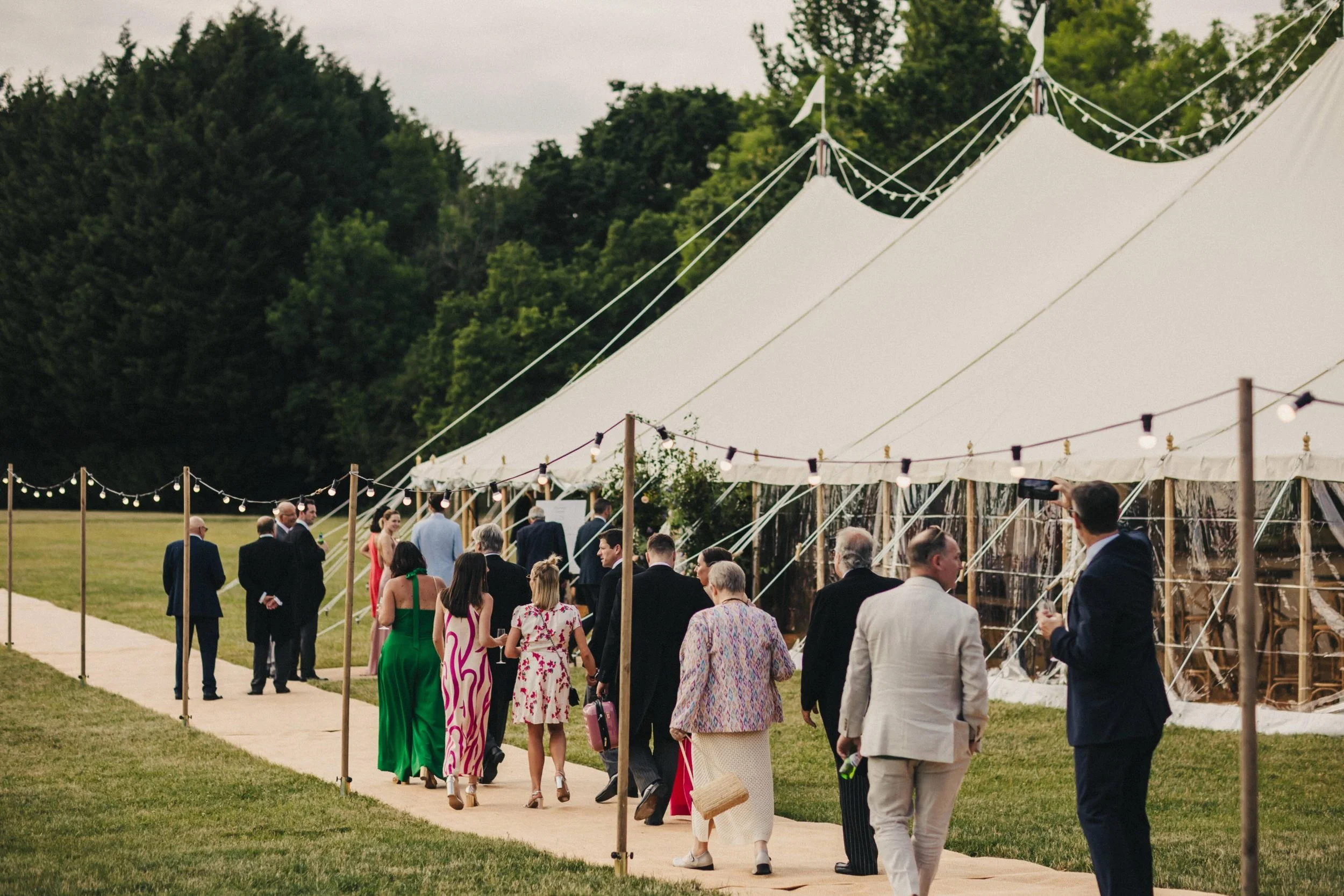 In a nutshell, we create marquee weddings that feel stylish, atmospheric and completely personal to you - combining the freedom and creativity of an outdoor celebration with the detail and finish of a luxury event. 

Specialising in marquee weddings,