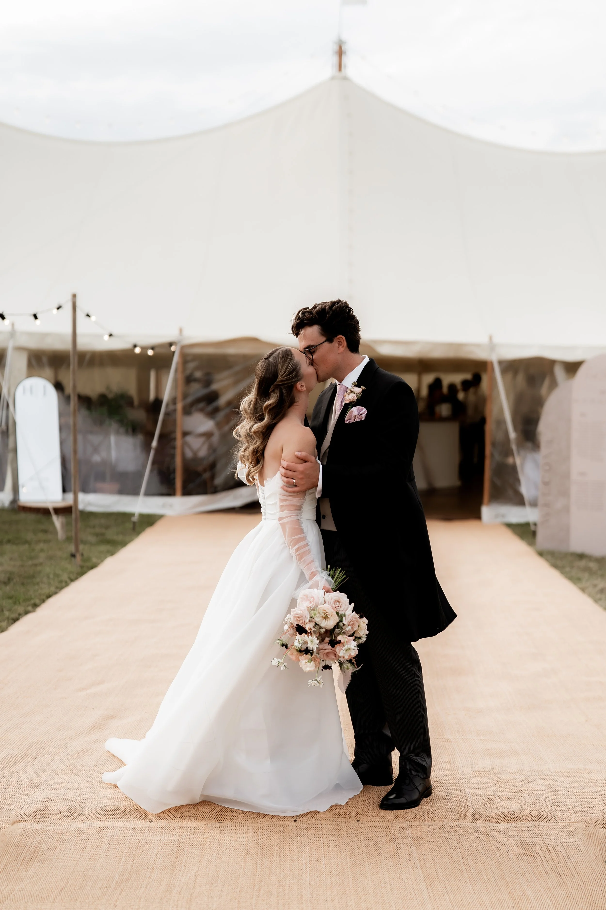 120 Guest Garden Wedding in Cheshire