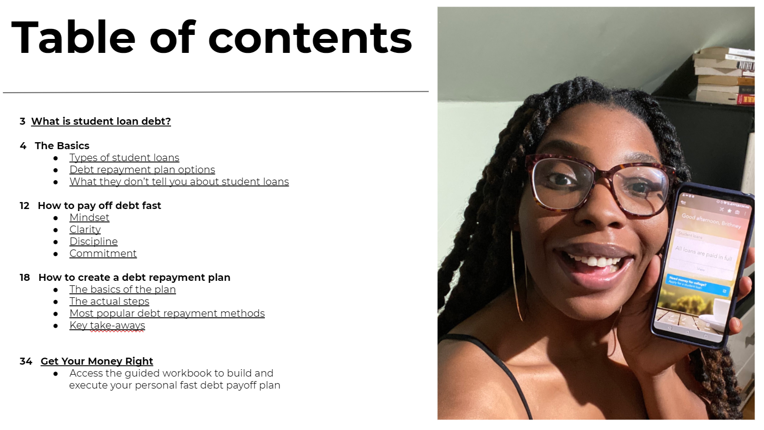 Student Loan Guide table of contents.PNG