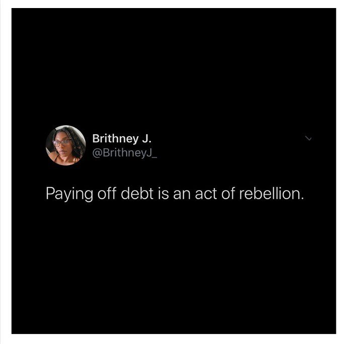 Paying off my student loans at 27 years old was a bold a$$ statement.

To myself, our oppressive economic system, and my young peers ✊🏾

I've put together a guide on how I paid off my student loans in 19 months. FREE download for the next 20 people!