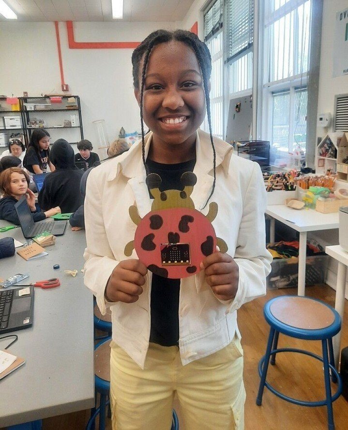 🌍✨ Everyday is Earth Day in Design Hive's Maker Labs! 🌍✨ ⁠
The 5th-grade innovators in all of our Maker Labs are diving into the world of fabrication and design technologies using @glowforge laser cutters, @ankermake 3D printers, and @microbit_edu 