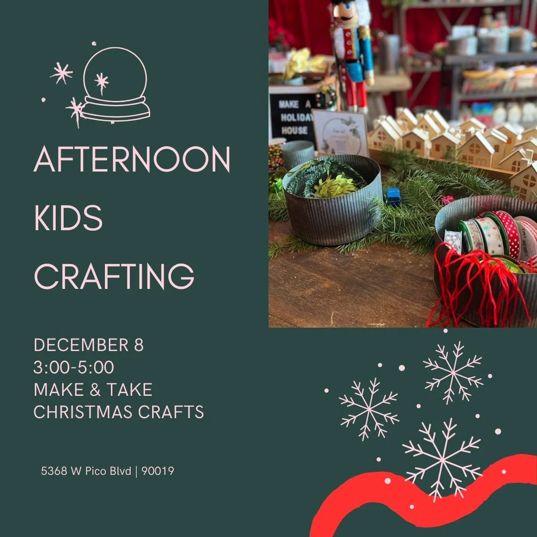 Get cozy and crafty with us this Monday! From 3&ndash;5 PM, we&rsquo;re hosting a drop-in holiday crafting session perfect for kids and families. Create your own magical mini snow globe ❄️, decorate festive wooden ornaments 🪵✨, or try both if you&rs